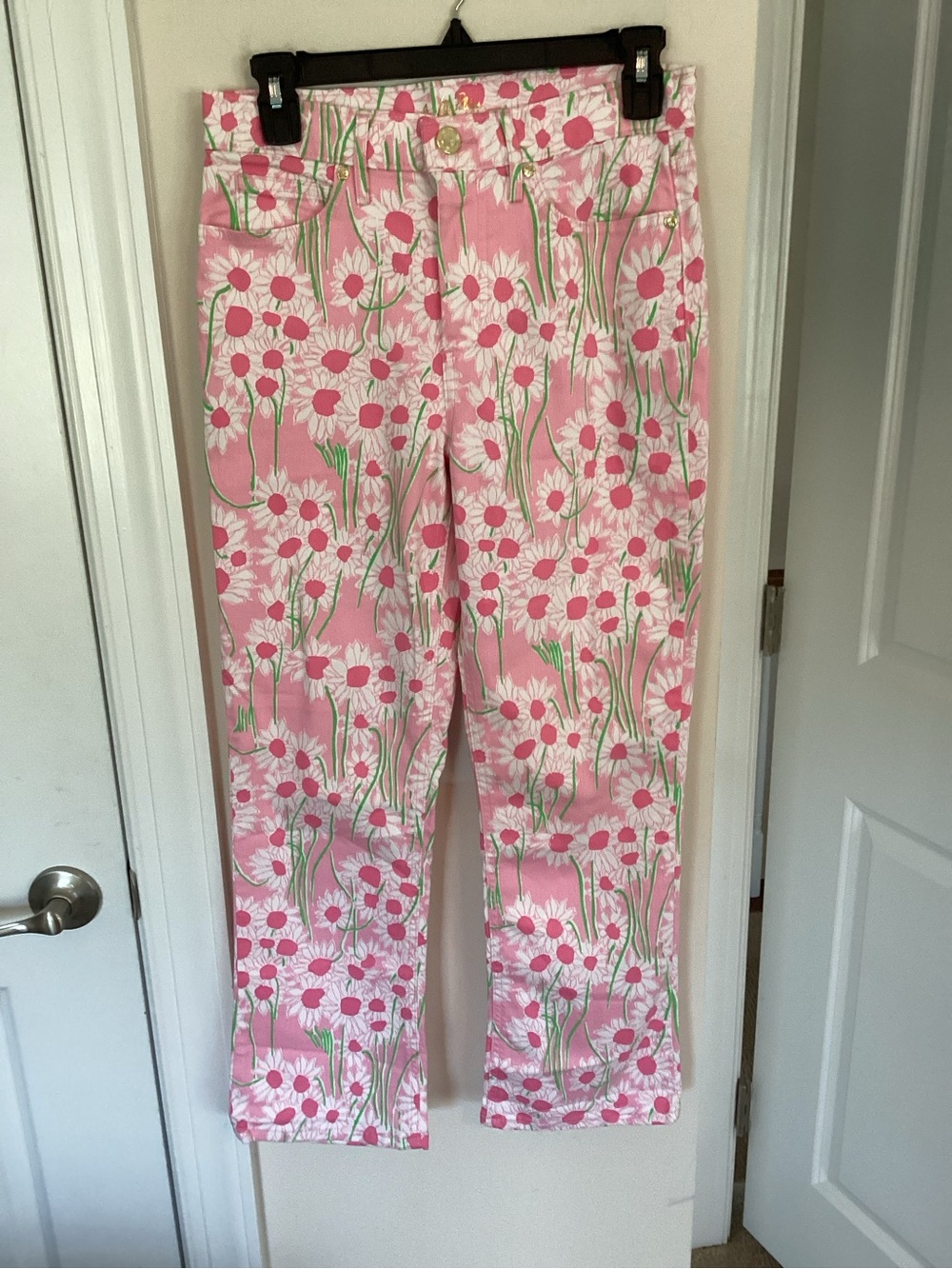 Lilly Pulitzer Annet High-RiseCrop Flare Jeans, Size 4, new with tags